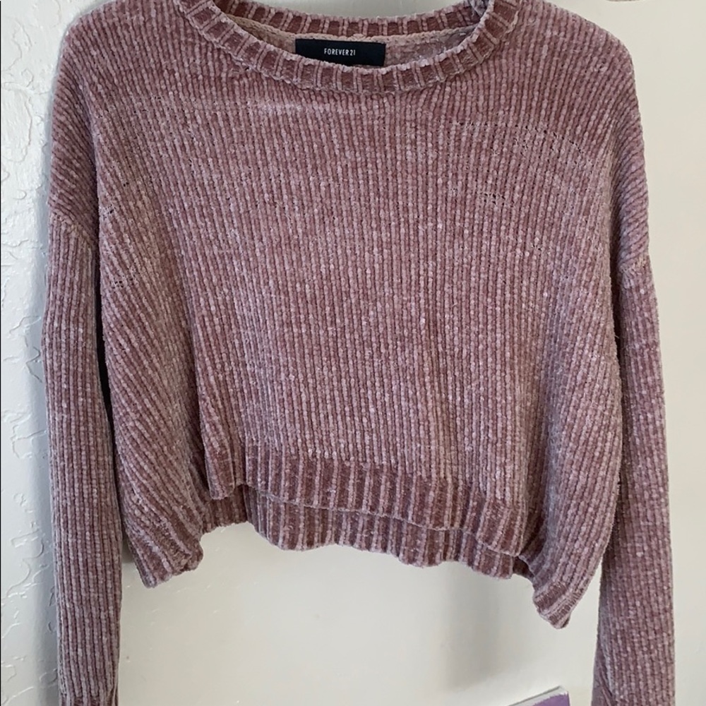 Forever 21 Cropped Knit Sweater